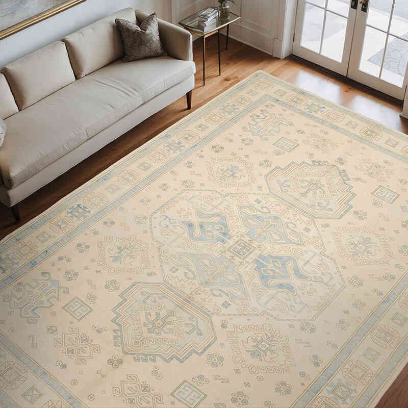 El Dokuma Vintage Halı - 263 cm x 348 cm - K0066948