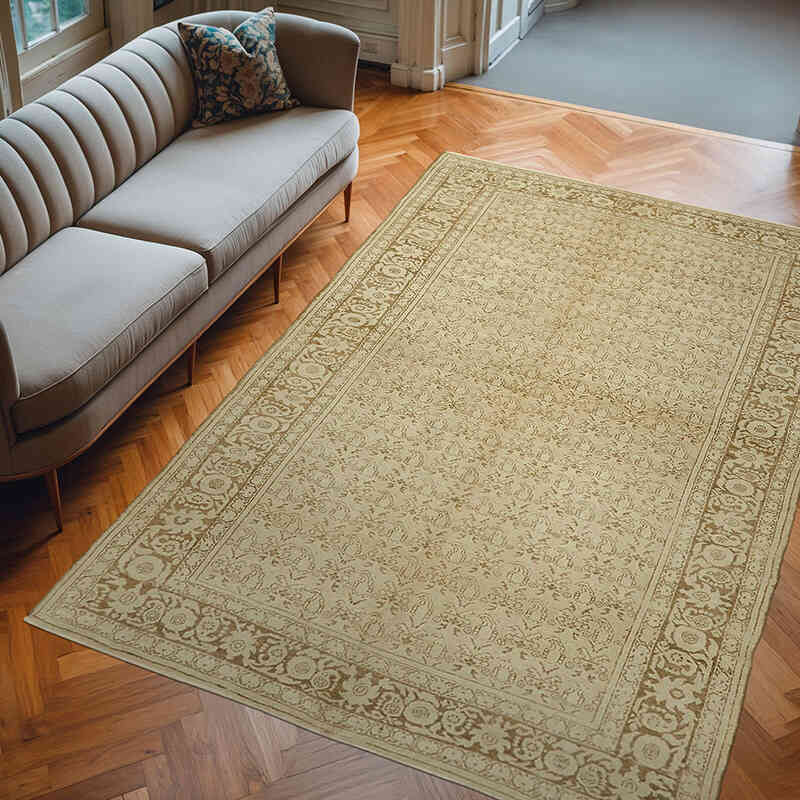 El Dokuma Vintage Halı - 206 cm x 300 cm - K0066950