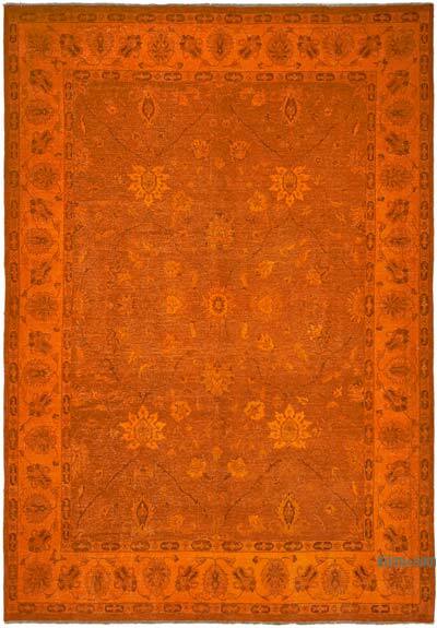 Alfombra Turca Vintage Sobre-teñida - 267 cm x 372 cm