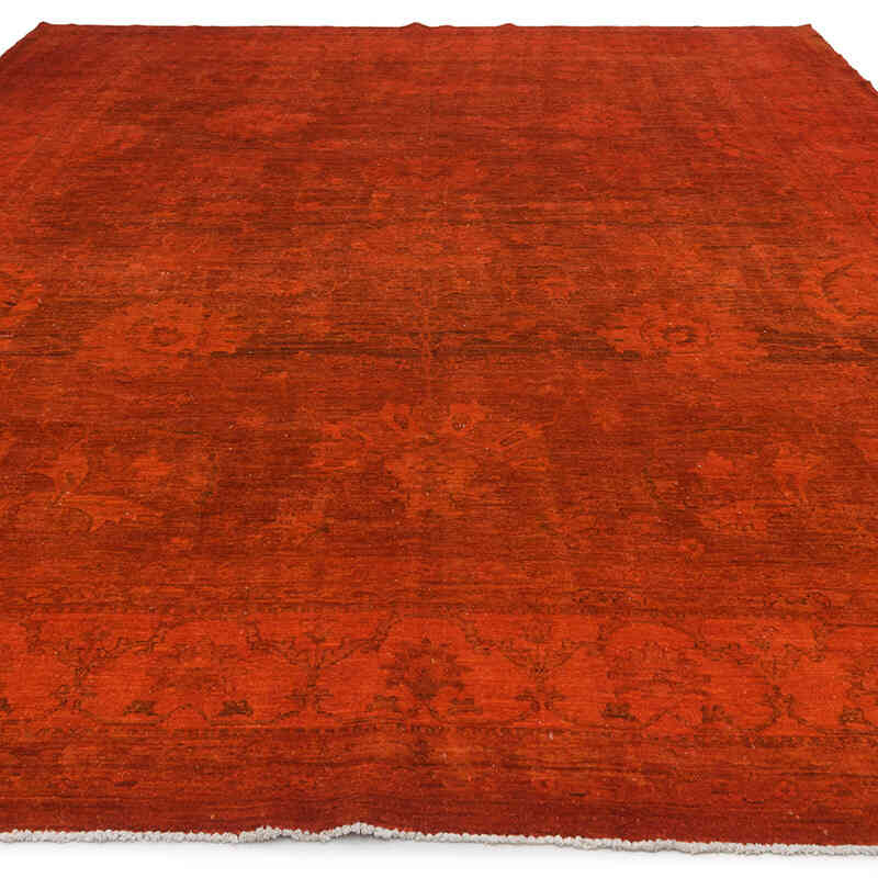 Alfombra Turca Vintage Sobre-teñida - 274 cm x 372 cm - K0066976