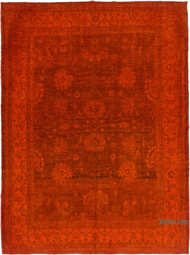 Alfombra Turca Vintage Sobre-teñida - 274 cm x 372 cm - K0066976