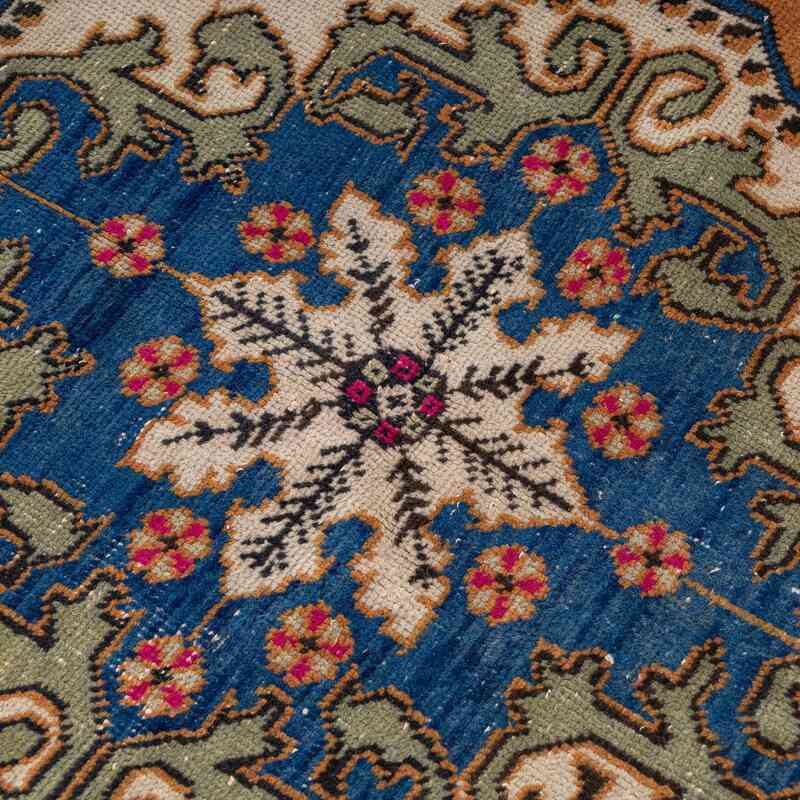 Alfombra Vintage Turca Anudada a Mano - 135 cm x 223 cm - K0067026
