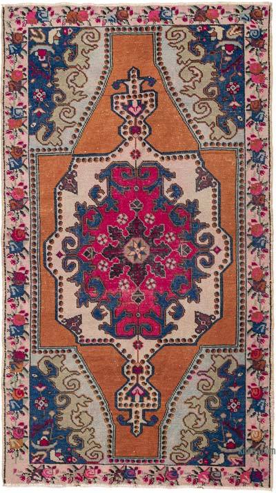Alfombra Vintage Turca Anudada a Mano - 140 cm x 240 cm