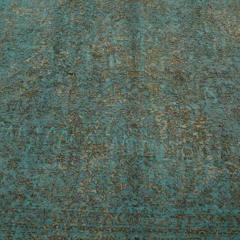 Over-dyed Vintage Hand-Knotted Oriental Rug - 7' 7" x 10' 6" (91" x 126") - K0067251