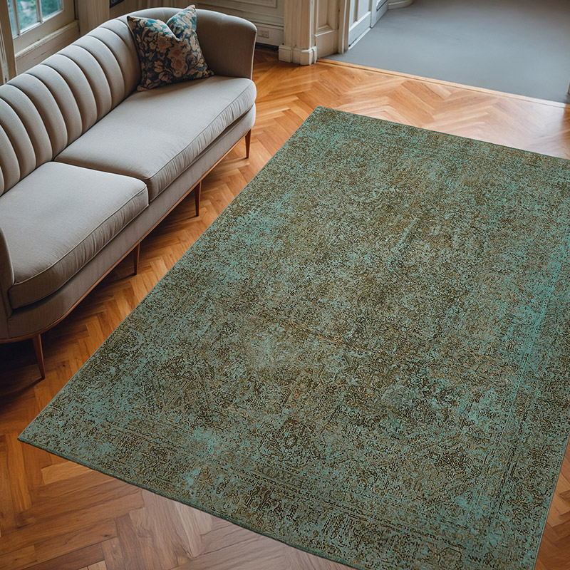 Alfombra Turca Vintage Sobre-teñida - 232 cm x 319 cm - K0067251