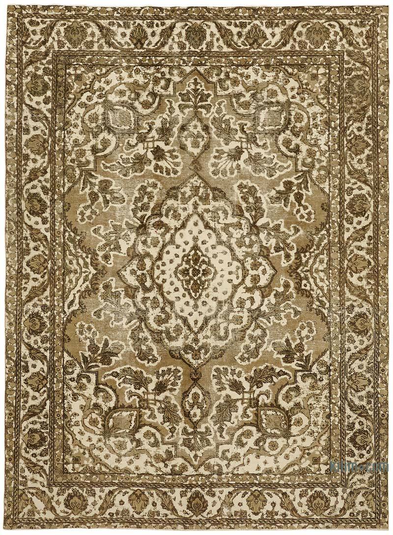 Vintage Hand-Knotted Oriental Rug - 9' 4" x 12' 8" (112" x 152") - K0067288