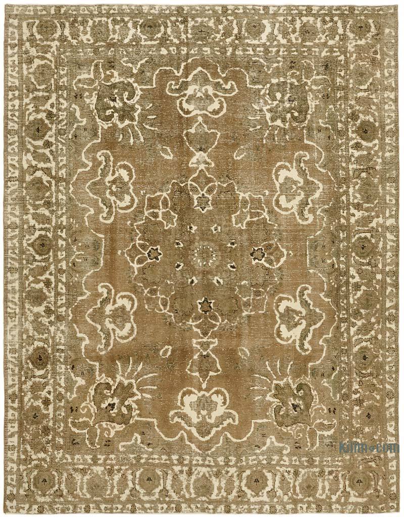 Vintage Hand-Knotted Oriental Rug - 9' 11" x 12' 7" (119" x 151") - K0067289
