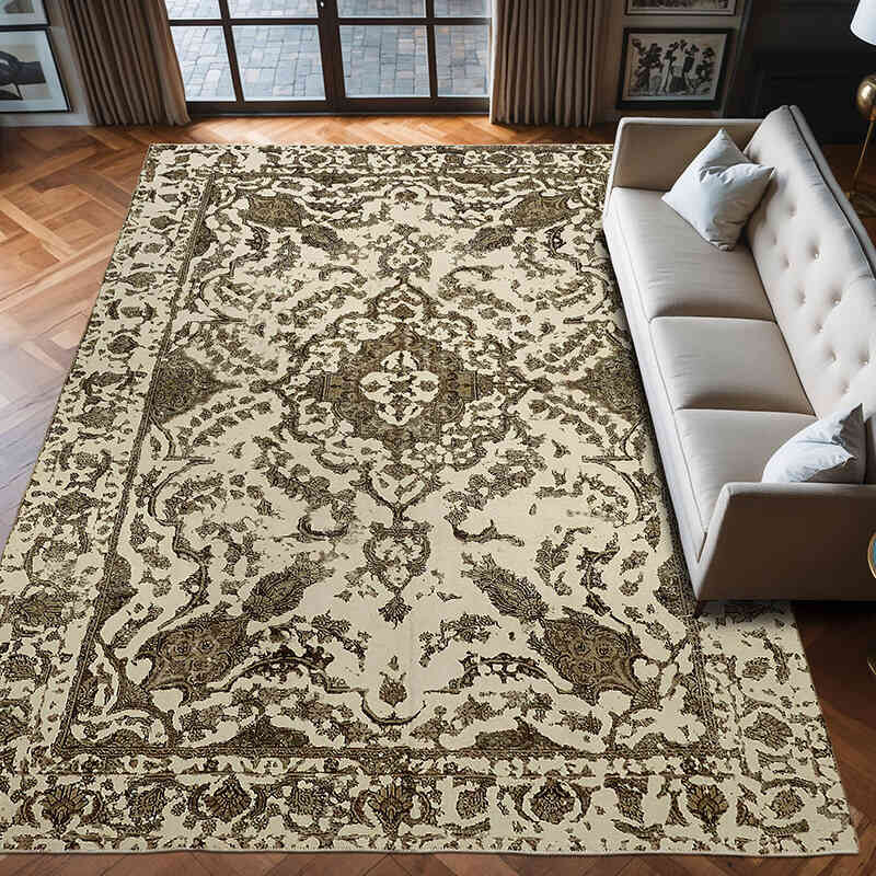 El Dokuma Vintage Halı - 260 cm x 375 cm - K0067296