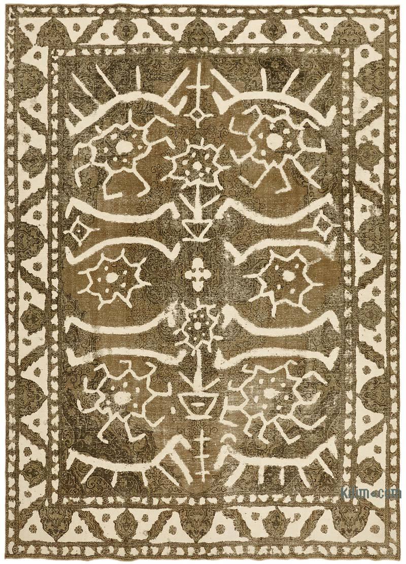 Vintage Hand-Knotted Oriental Rug - 9' 3" x 12' 9" (111" x 153") - K0067302