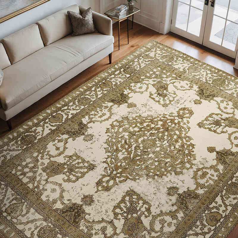 Alfombra Oriental Vintage Anudada a Mano - 290 cm x 365 cm - K0067303