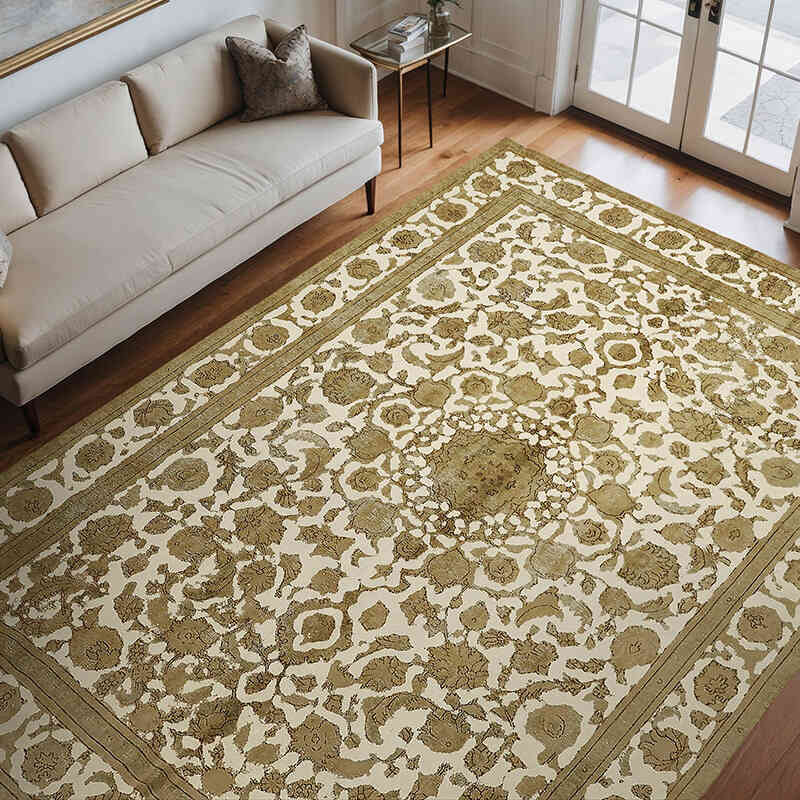Alfombra Oriental Vintage Anudada a Mano - 275 cm x 367 cm - K0067307