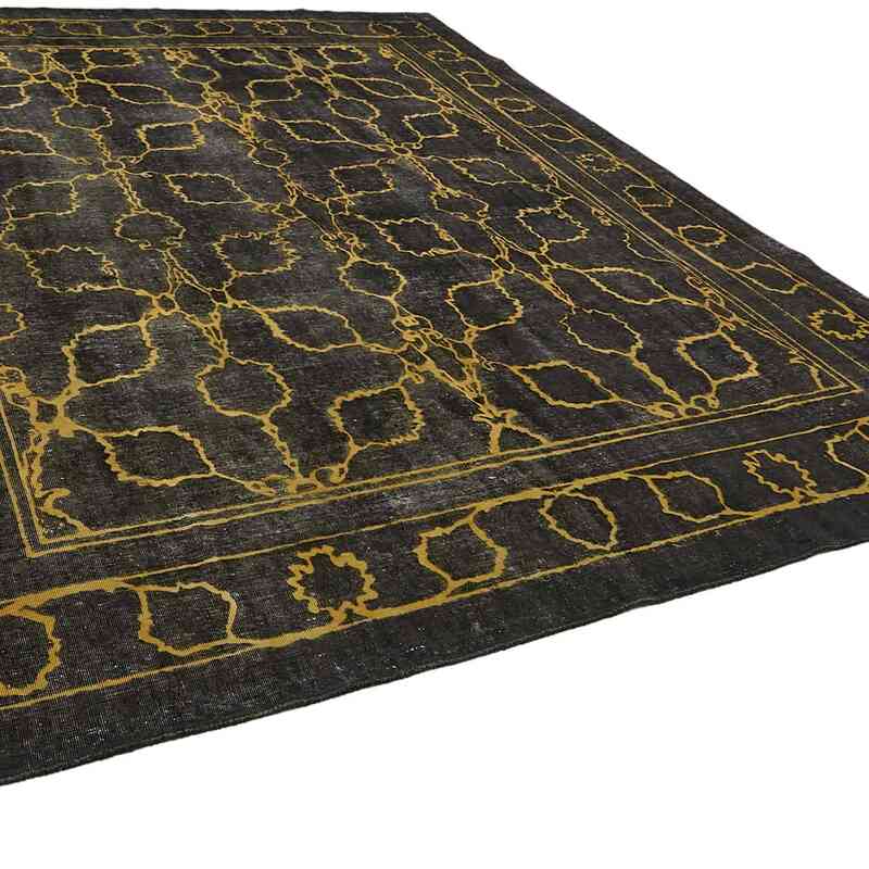 Over-dyed Vintage Hand-Knotted Oriental Rug - 9' 10" x 12' 4" (118" x 148") - K0067308