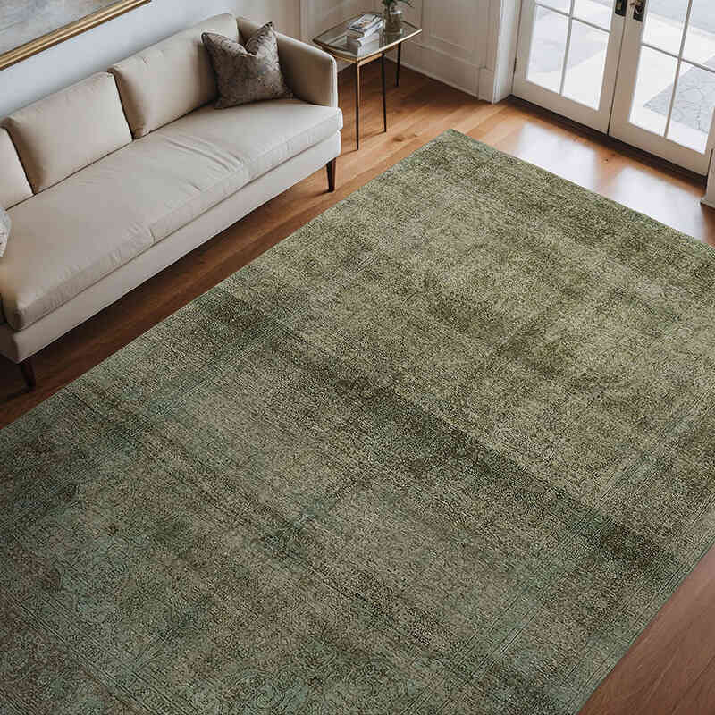 Alfombra Turca Vintage Sobre-teñida - 246 cm x 349 cm - K0067312