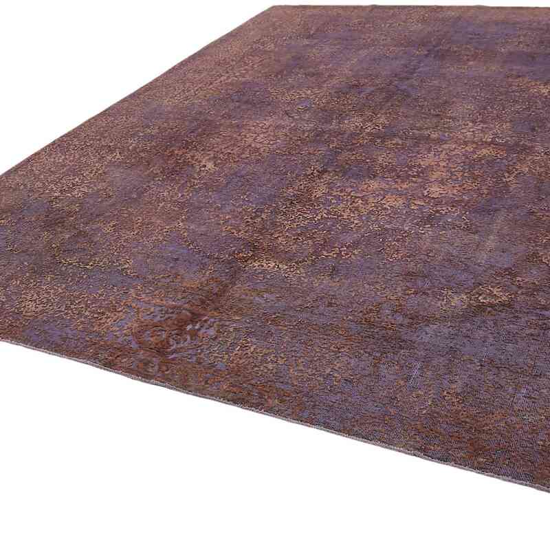 Over-dyed Vintage Hand-Knotted Oriental Rug - 9' 8" x 12' 8" (116" x 152") - K0067323