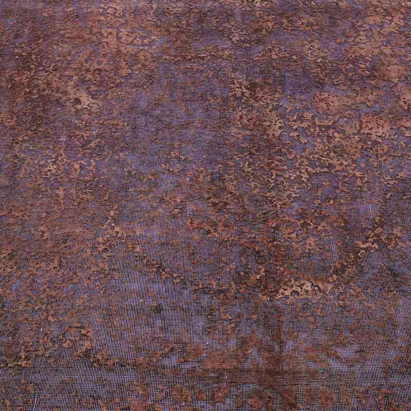 Over-dyed Vintage Hand-Knotted Oriental Rug - 9' 8" x 12' 8" (116" x 152") - K0067323