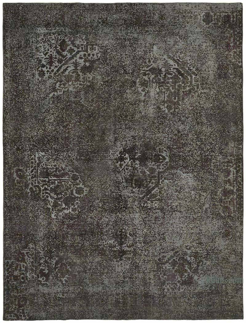 Over-dyed Vintage Hand-Knotted Oriental Rug - 9' 9" x 12' 7" (117" x 151") - K0067324
