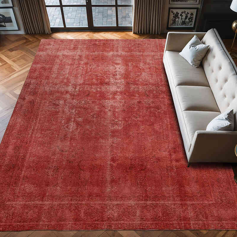 Alfombra Turca Vintage Sobre-teñida - 297 cm x 397 cm - K0067328
