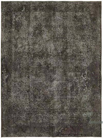 Boyalı El Dokuma Vintage Halı - 295 cm x 385 cm