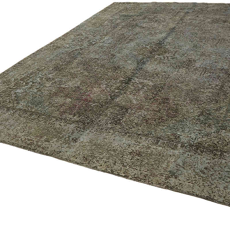 Over-dyed Vintage Hand-Knotted Oriental Rug - 9' 8" x 12' 8" (116" x 152") - K0067332