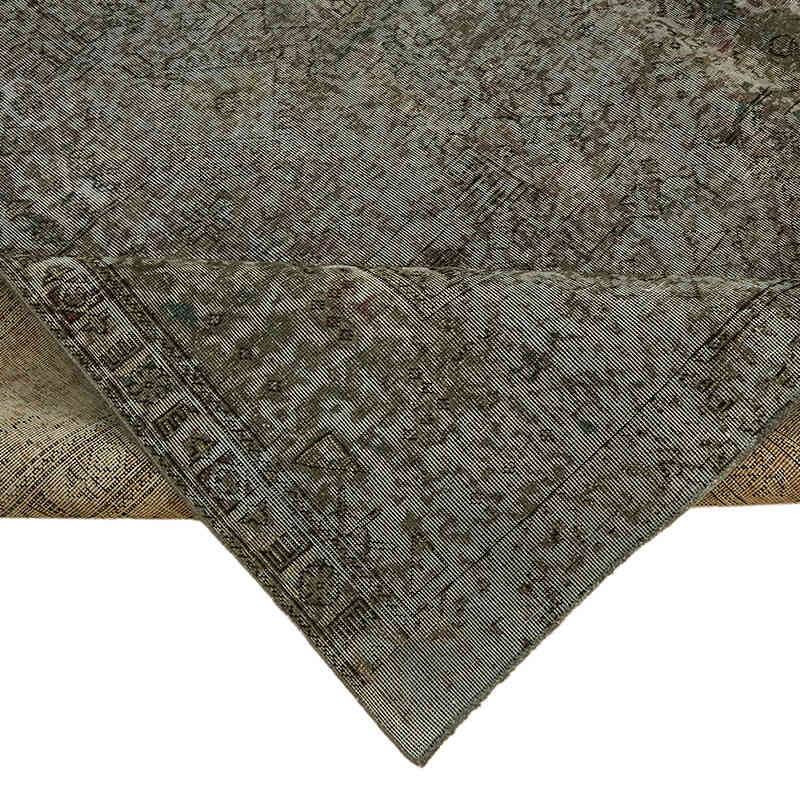 Over-dyed Vintage Hand-Knotted Oriental Rug - 9' 8" x 12' 8" (116" x 152") - K0067332