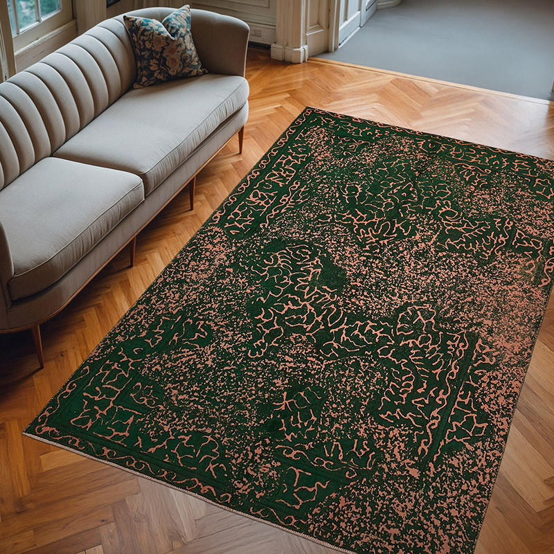 Alfombra Turca Vintage Sobre-teñida - 198 cm x 298 cm - K0067336