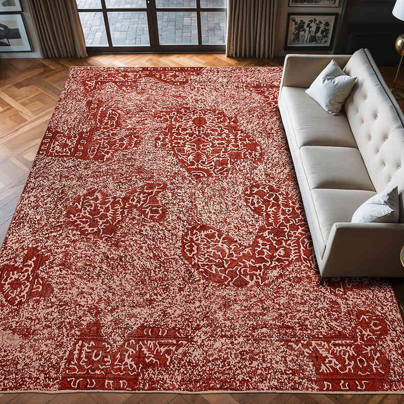 Alfombra Turca Vintage Sobre-teñida - 285 cm x 377 cm - K0067339