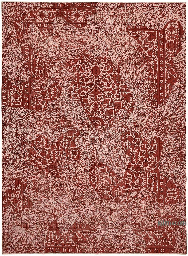 Over-dyed Vintage Hand-Knotted Oriental Rug - 9' 4" x 12' 4" (112" x 148") - K0067339