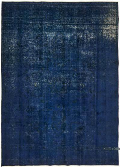 Boyalı El Dokuma Vintage Halı - 244 cm x 330 cm