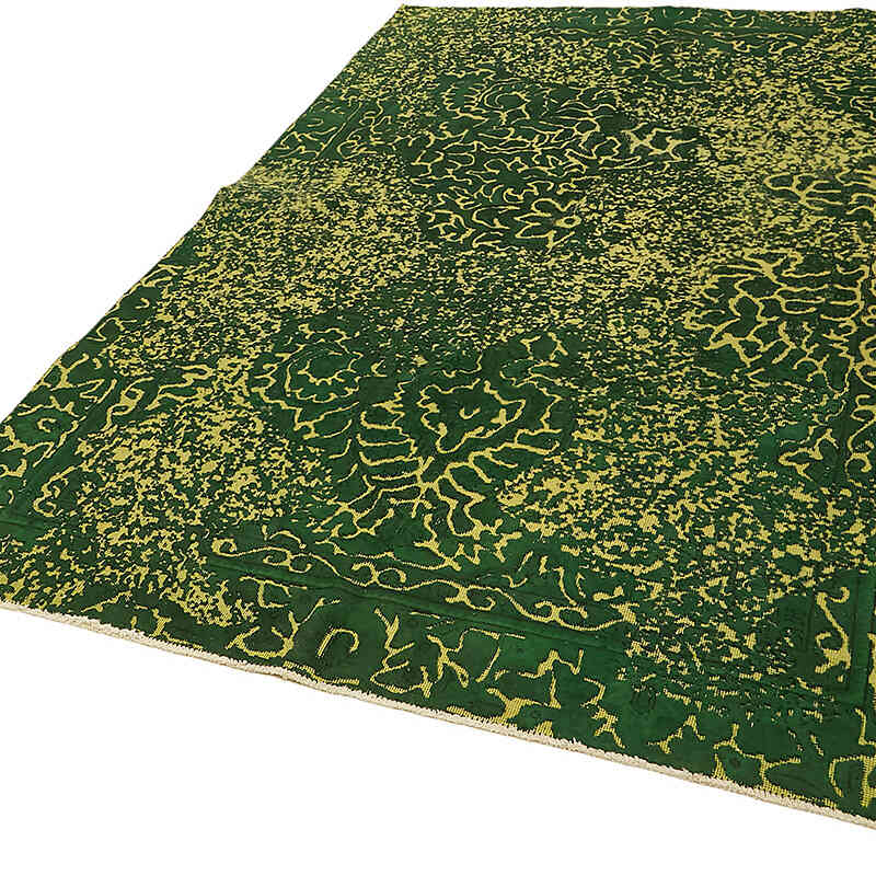 Over-dyed Vintage Hand-Knotted Oriental Rug - 5' 9" x 8' 10" (69" x 106") - K0067352