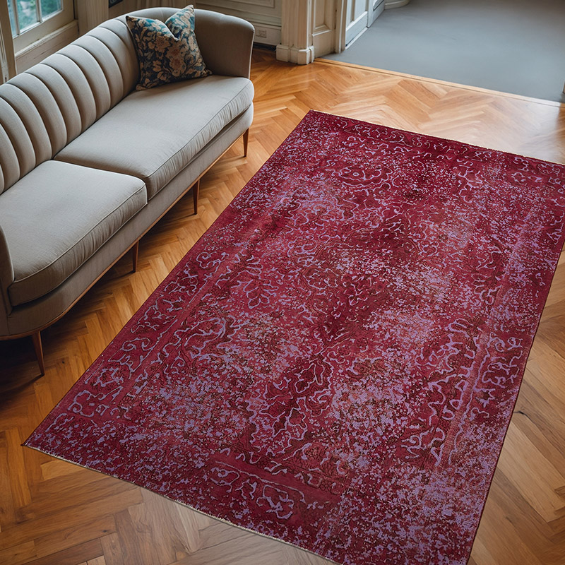 Alfombra Turca Vintage Sobre-teñida - 185 cm x 287 cm - K0067356