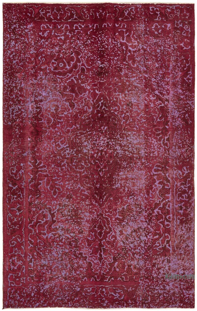 Alfombra Turca Vintage Sobre-teñida - 185 cm x 287 cm - K0067356