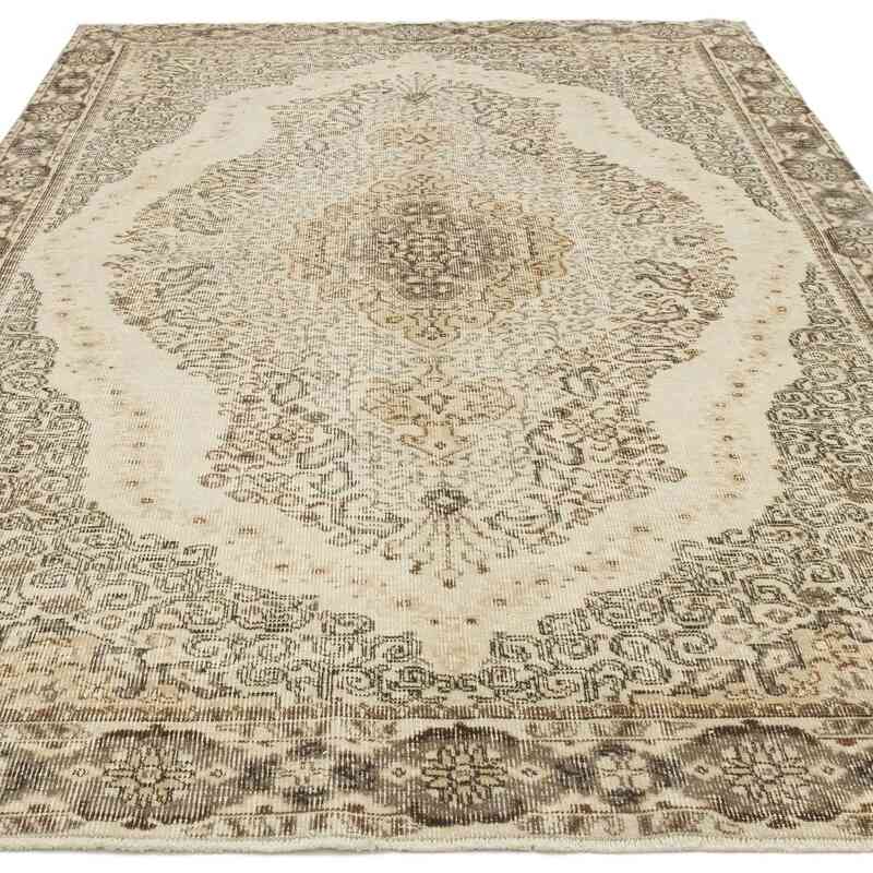 Alfombra Vintage Turca Anudada a Mano - 171 cm x 269 cm - K0067381