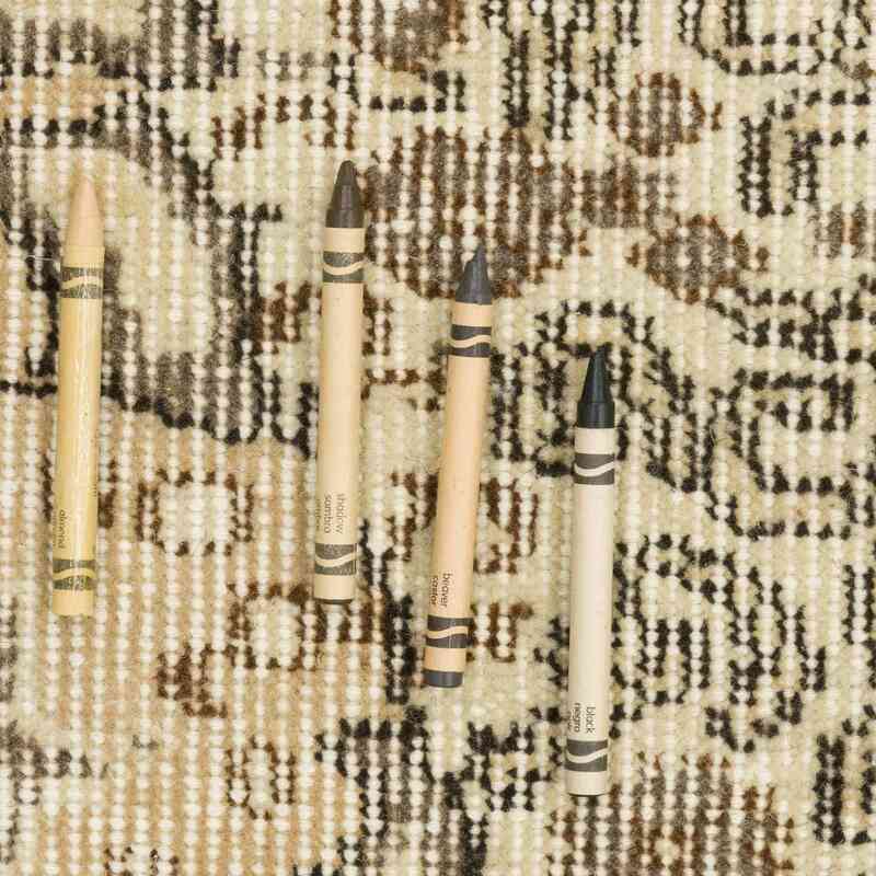 Alfombra Vintage Turca Anudada a Mano - 171 cm x 269 cm - K0067381