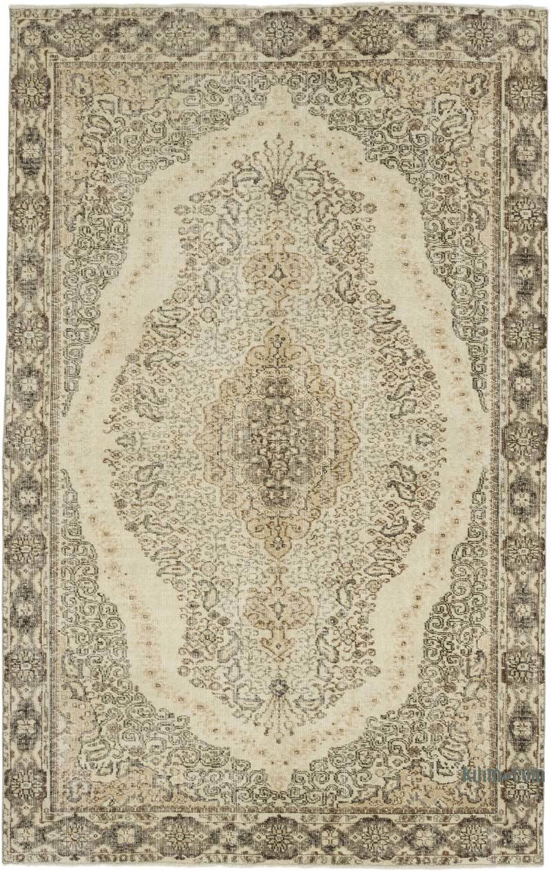 Alfombra Vintage Turca Anudada a Mano - 171 cm x 269 cm - K0067381
