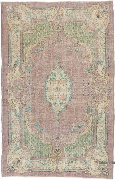 Vintage Turkish Hand-Knotted Rug - 5' 8" x 8' 11" (68" x 107")