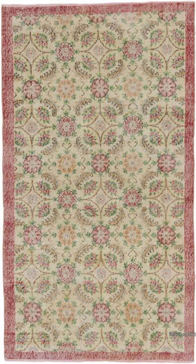 El Dokuma Vintage Halı - 115 cm x 212 cm