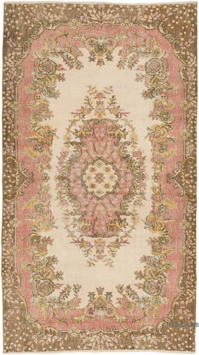 Alfombra Vintage Turca Anudada a Mano - 118 cm x 212 cm