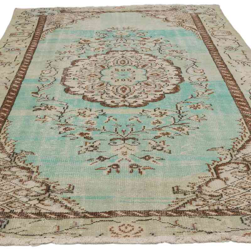 Alfombra Vintage Turca Anudada a Mano - 174 cm x 271 cm - K0067397