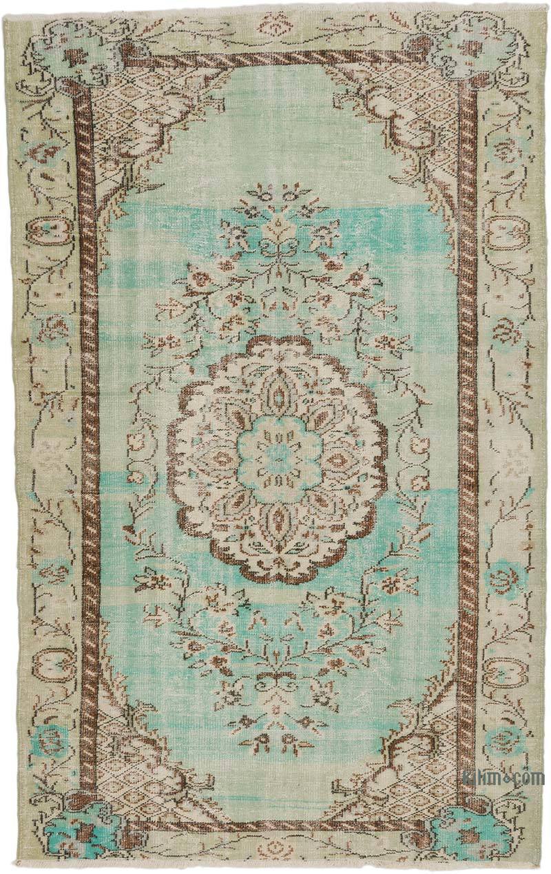 Alfombra Vintage Turca Anudada a Mano - 174 cm x 271 cm - K0067397
