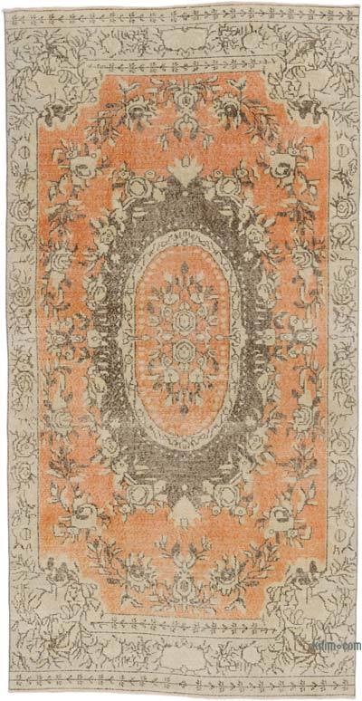 Alfombra Vintage Turca Anudada a Mano - 148 cm x 285 cm