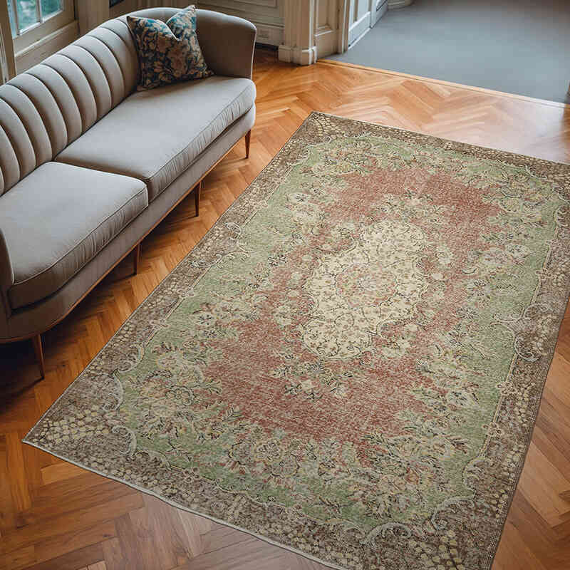 El Dokuma Vintage Hali - 202 cm x 303 cm - K0067401