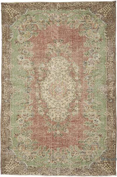 Vintage Turkish Hand-Knotted Rug - 6' 8" x 9' 11" (80" x 119")