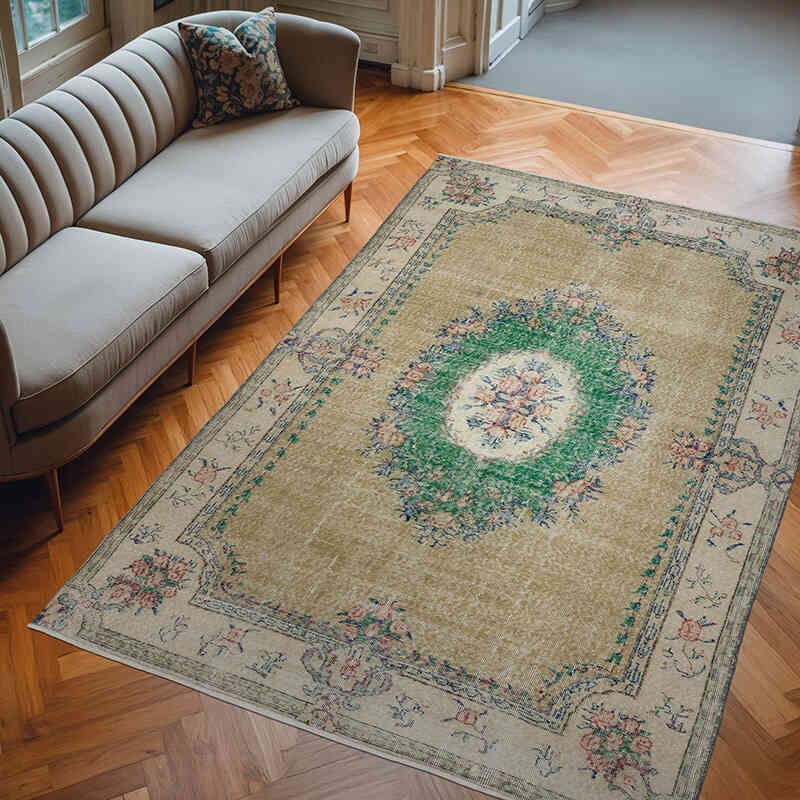 El Dokuma Vintage Hali - 201 cm x 296 cm - K0067403