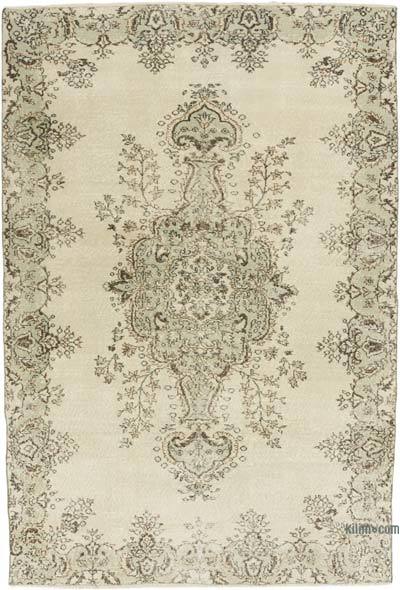 Vintage Turkish Hand-Knotted Rug - 5' 10" x 8' 6" (70" x 102")