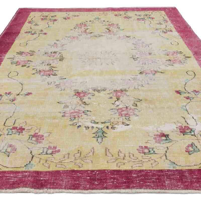Vintage Turkish Hand-Knotted Rug - 5' 10" x 8' 8" (70" x 104") - K0067418