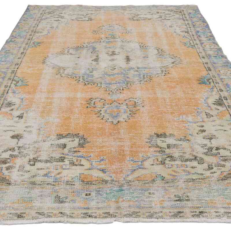 El Dokuma Vintage Halı - 171 cm x 274 cm - K0067419