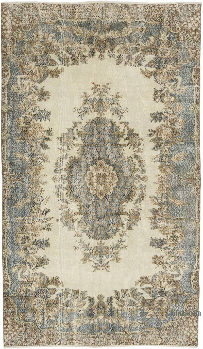 Vintage Turkish Hand-Knotted Rug - 5' 10" x 10' 1" (70" x 121") - K0067420