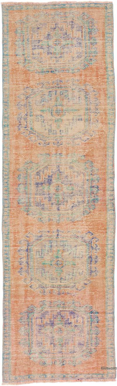 El Dokuma Vintage Halı - 97 cm x 320 cm