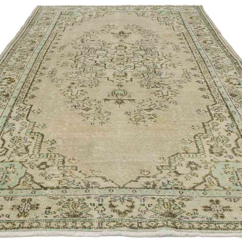 Alfombra Vintage Turca Anudada a Mano - 183 cm x 297 cm - K0067429