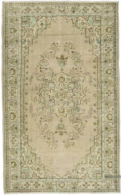 Vintage Turkish Hand-Knotted Rug - 6'  x 9' 9" (72" x 117")